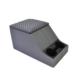 Cubby Box With Twin Cupholders Techno