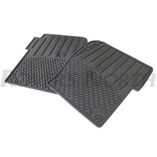 MOULDED MAT SET FRONT PAIR DISCOVERY II BLACK