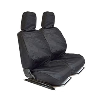 Waterproof Seat Covers Pair Front Outer Black For Defender