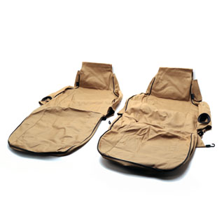 Front Seat Covers Canvas Sand For Discovery 1