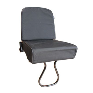 Canvas Seat Cover - Tip-Up Rear Jump Seat - Black