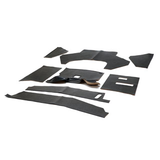 Series II & III Hardura Tunnel and Interior Kit - RHD - Felt Backing