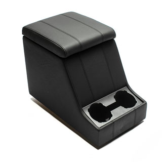 Premium Xl Cubby Box Full Black Leather