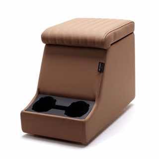 Cubby Box Premium XL Classic Fluted Camel Vinyl