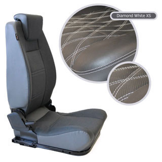 Lock &amp; Fold Rear Seat (R/H) - Diamond White Xs