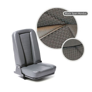 Inward Fold Up Seat - Black Span Mondus