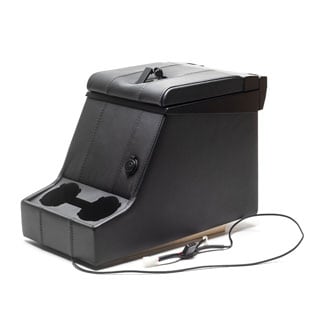 Premium Loc Cubby Box Black Leather