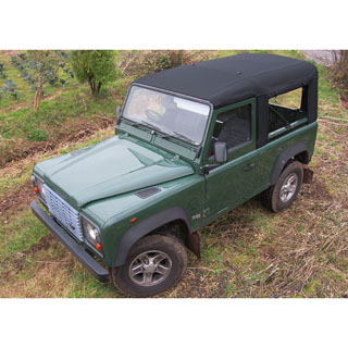 Full  Soft Top With Side Window -  Td5 - Stayfast Black