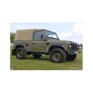 Soft Top Full No Side Windows Canvas Sand for Early Defender 90