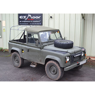 Bikini Soft Top Canvas Green For Early Defender