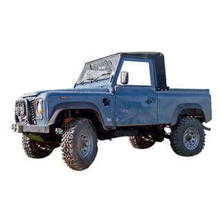 Truck Cab Soft Top Stayfast Black for Late Defender