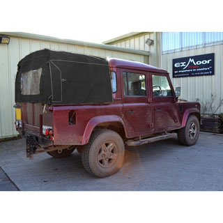 110 Crew Cab Black Canvas Hood