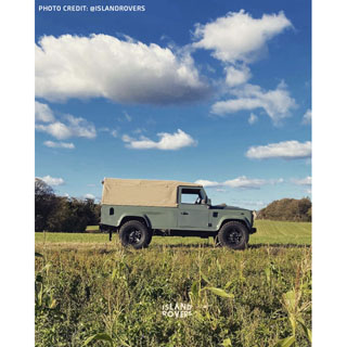 Full Soft Top - No Windows - Defender 110 - Canvas Sand