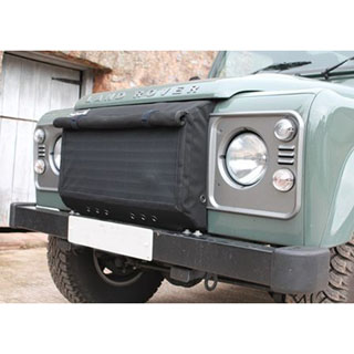 Radiator Muff Defender With Stick-Out Front Panel.