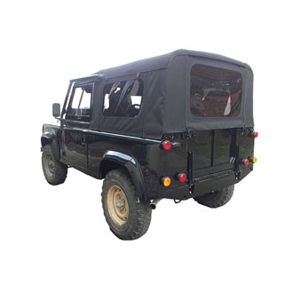 Soft Top Full With Side Windows Stayfast Black For Defender With L188