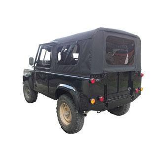 Soft Top Full With Side Windows Stayfast Black for Defender with L188