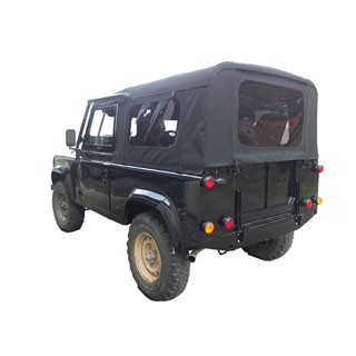 Soft Top Full With Side Windows Stayfast Black for Defender with L188