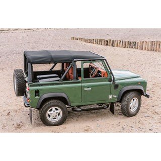 Surrey Soft Top Stayfast Black For Defender NAS