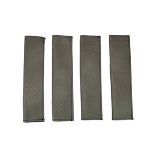 Covers For Tailgate Chain Set Of Four - Elephant Hide Grey Vinyl