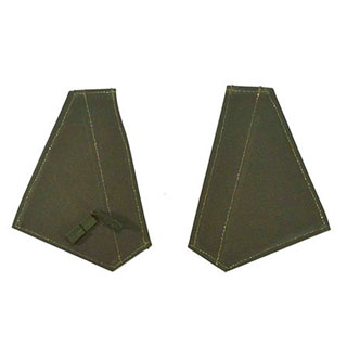 80  Door Handle Flaps Green