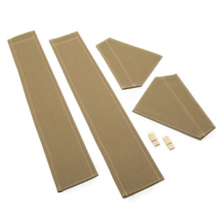 80 FULL SET HAND & DOOR FLAPS SAND