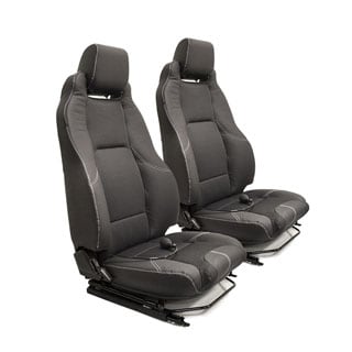 Mk-Ii Elite Seats - Xs Black Rack Half-Leather