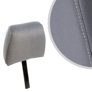 Front Headrest Dark Grey Vinyl