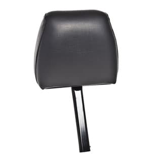 Front Defender Headrest, Driver Or Passenger Side in Black Vinyl