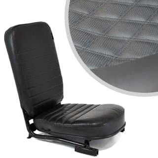 Front Center Seat - No Headrest - Diamond Black Xs