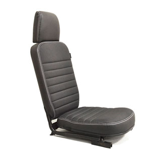 Front Center Seat - With Heardest - Xs Black Rack Half Leather