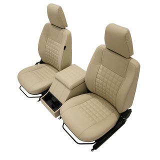 Cool-N-Vintage Front Seat Pair w/Cubby Defender Savanah Leather