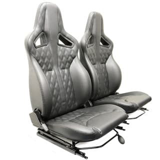 Elite Sports Seats - Diamond Black Xs Vinyl