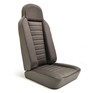 2nd Row High Back Seat - Denim Twill Vinyl