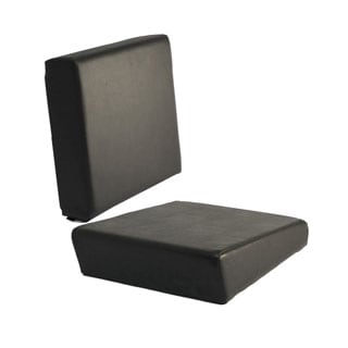 Single Seat Back and Seat Base Set For 2nd Row 109 -Black Vinyl