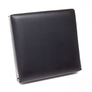 Seat Cushion Front Outer Back Series II-III - Black Vinyl With Original Style Attachment Pins