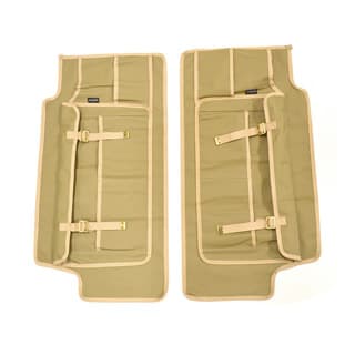 CANVAS FRONT DOOR PANELS (PAIR) FOR SERIES, DEFENDER -SAND