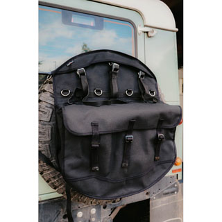 Canvas Wheel Cover Storage Bag -Black