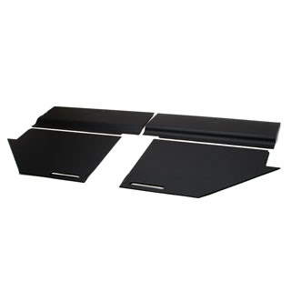 Door Card Pair Second Row Black Vinyl For Series 109