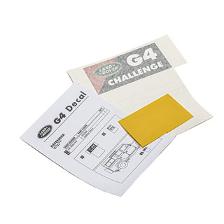 Decal G4 Challenge 4" X 1 7/8"