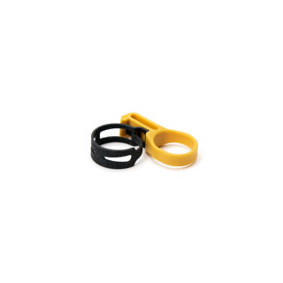 Hose Clamp - Flat Spring - White