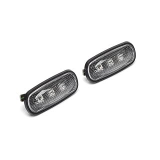 DIRECTIONAL SIDE LAMP ASSEMBLY PAIR CLEAR LED 