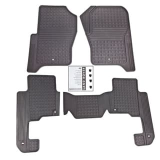 Rubber Mats Set Front &amp; Middle LR3 &amp; LR4  2008-2012