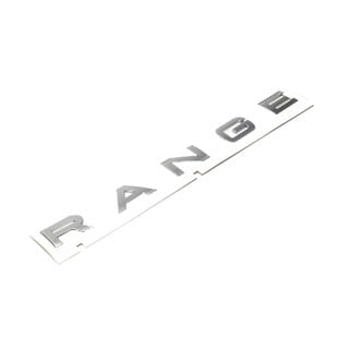 Name Plate "Range" Front R/R Sport Titan Siler