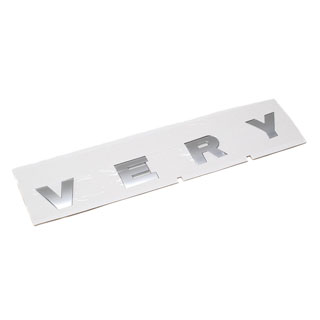 Name Plate Front "Very" LR4 Titan