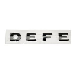 Name Plate Bonnet - Defe- Gloss Black Defender From (V)Fa000001