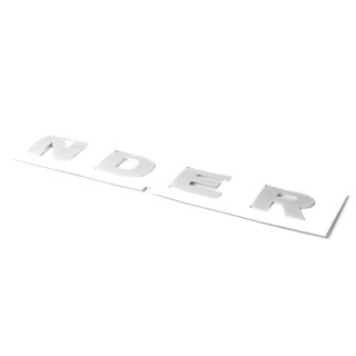 Name Plate Front Def S/V "Nder" Atlas