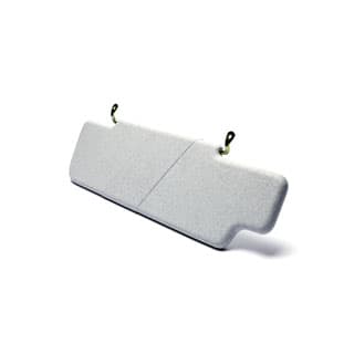 Sunvisor LH Ripple Grey Defender