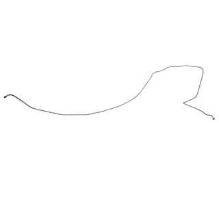 Brake Pipe - Left Hand Rear - ABS - Range Rover Classic &amp; Discovery I