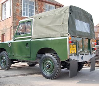 Soft Top Full No Side Windows Canvas Green For 88 Series