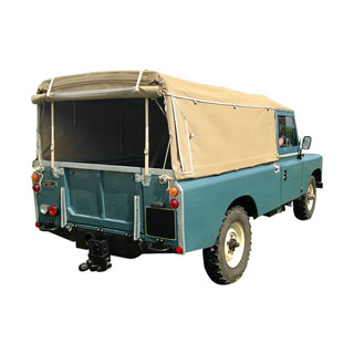 Soft Top Full No Side Windows Canvas Sand for 109 Series